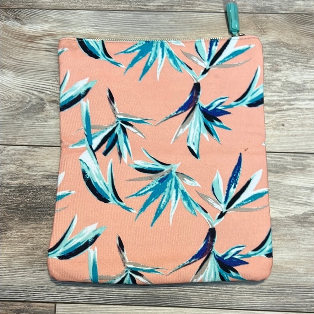 Rachel Pally Green and Pink Clutch with Floral Design - Picture 2 of 4